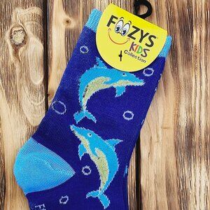 Kid's Foozys Socks - Dolphins